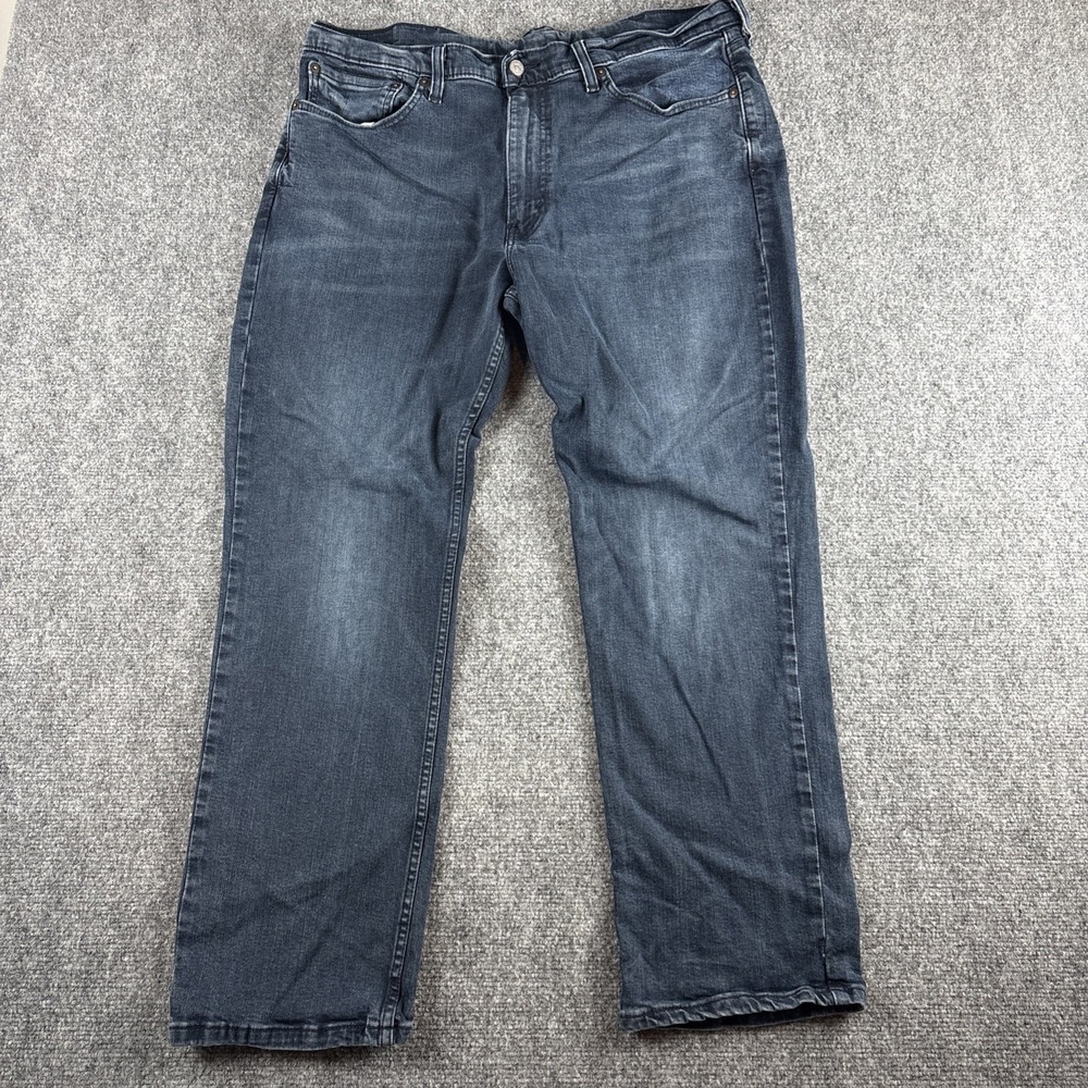 Levi's 514 Straight Fit Jeans Dark Wash Blue Denim - Men's Size 38x30